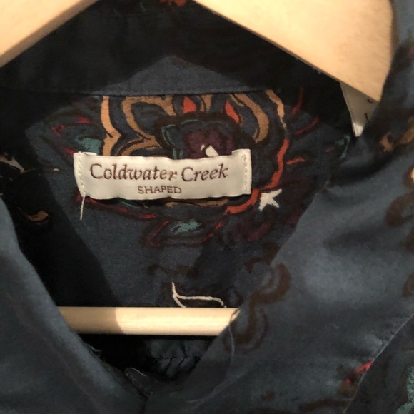 Coldwater creek floral button down - Picture 2 of 6
